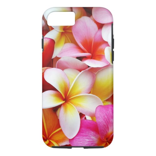 Plumeria Frangipani Hawaii Flower Customized iPhone 87 Case