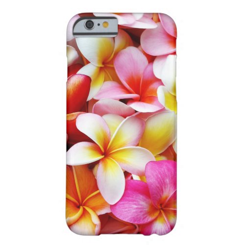 Plumeria Frangipani Hawaii Flower Customized Barely There iPhone 6 Case