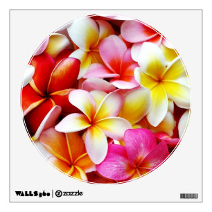 Plumeria Frangipani Hawaii Flower Customized Wall Sticker