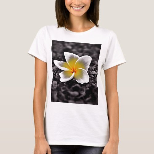 Plumeria Frangipani Hawaii Flower T_Shirt