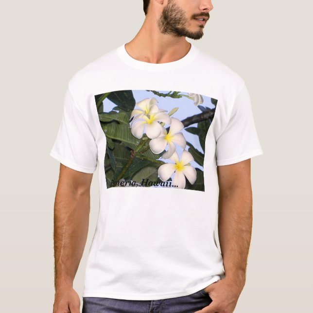 Plumeria, Hawaii T-Shirt (Front)