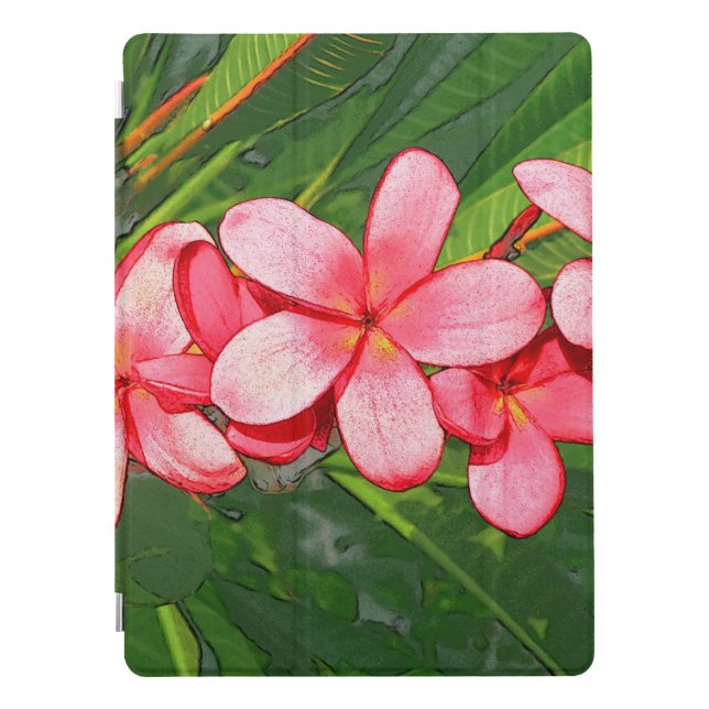 Plumeria iPad Pro Cover (Front)