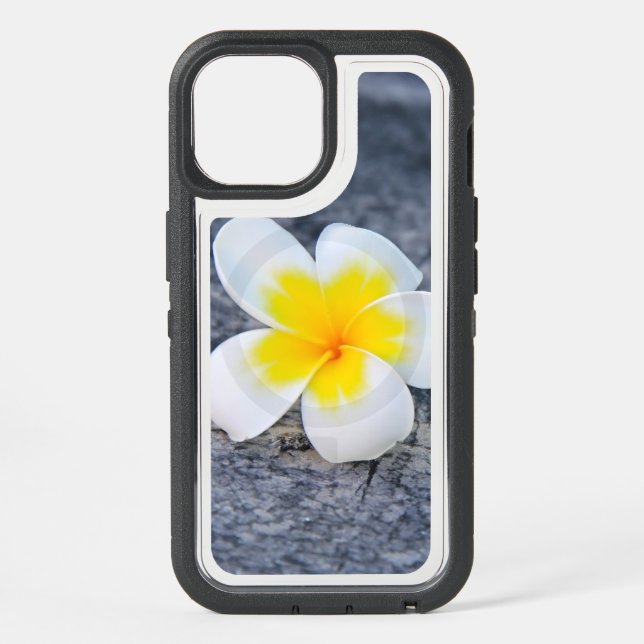 plumeria iPhone 15 case (Back)