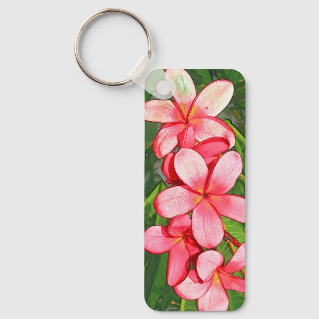 plumeria keychain (Front)