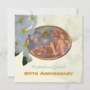 Plumeria Lei tropical Photo Announcement