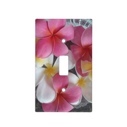 Plumeria Light Switch Cover