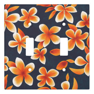 Plumeria  light switch cover