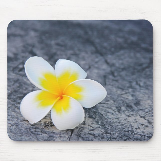 plumeria mouse pad (Front)