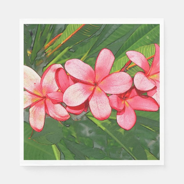 Plumeria Napkins (Front)