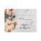 Plumeria Orchid Lei in the Sand Beach PlaceCards
