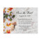 Plumeria Orchid Lei Sand Beach Save the Date Card