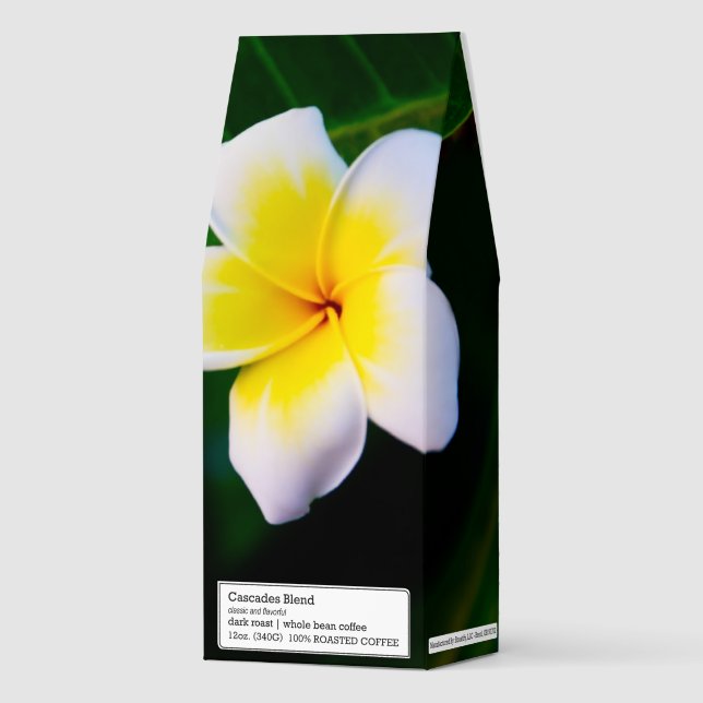 plumeria roasted coffee (Front)