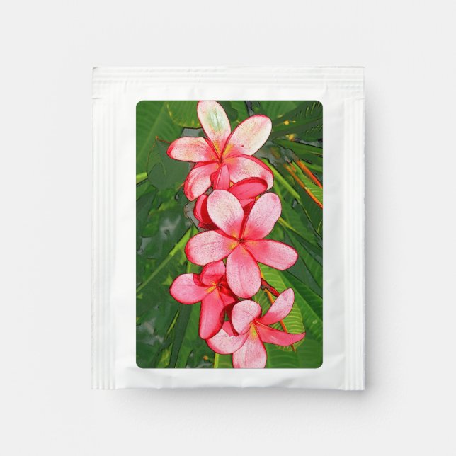 Plumeria Tea Bag Drink Mix (Front)