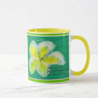 Plumeria Tree Haiku Mug