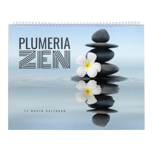 Plumeria Zen Calendar (Cover)