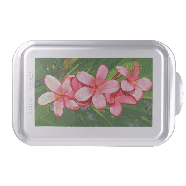 Plumerias Cake Pan (Front)