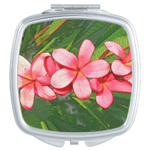 Plumerias Compact Mirror