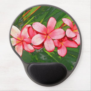 Plumerias Gel Mouse Pad