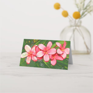 Plumerias Place Card