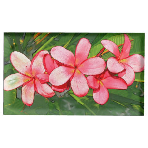 Plumerias Place Card Holder