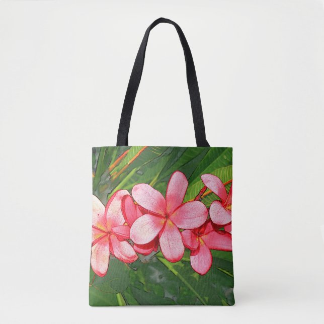 Plumerias Tote Bag (Front)