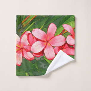 Plumerias Wash Cloth