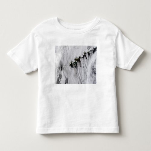 Plumes from Okmok Volcano Aleutian Islands Toddler T_shirt