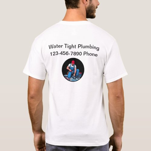 Pluming Crew Business Logo Work Shirts