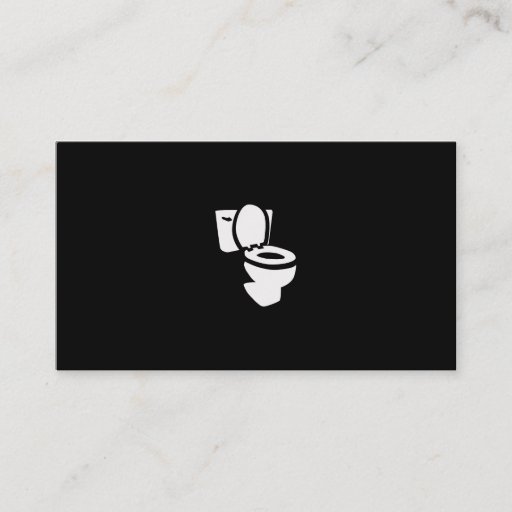 Customizable Plummers Business Card