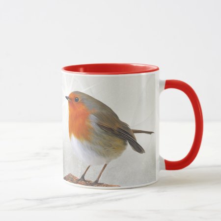 Plump Robin Redbreast Mug