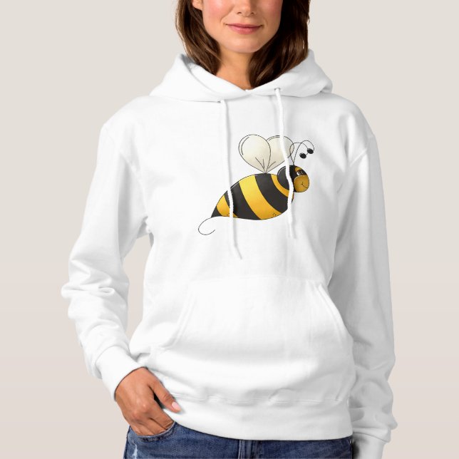 Plump Winged Bumble Bee Hoodie (Front)