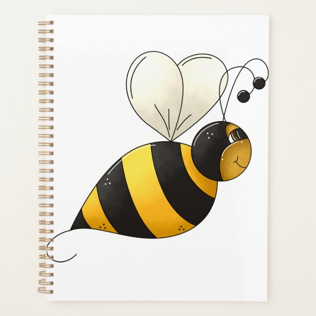 Plump Winged Bumble Bee Planner (Front)