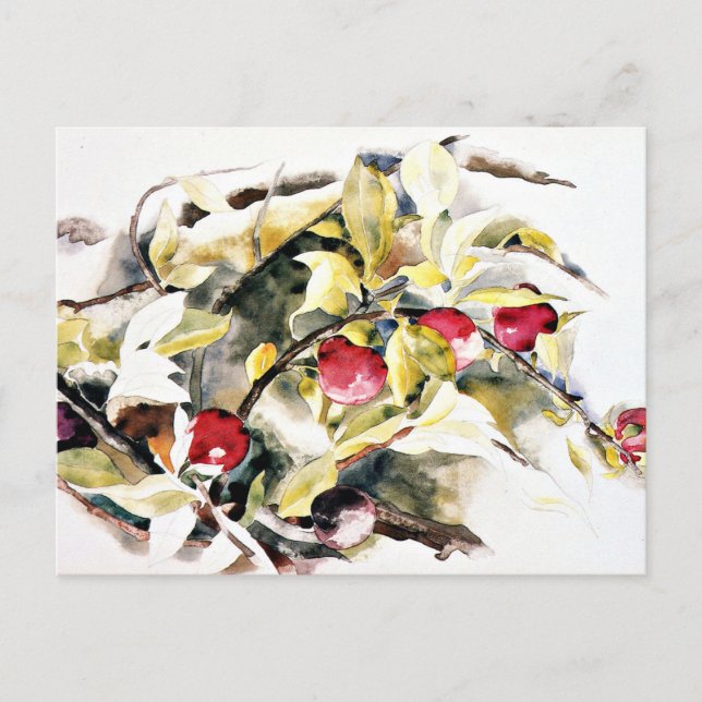 Plums, famous painting by Charles Demuth, Postcard (Front)