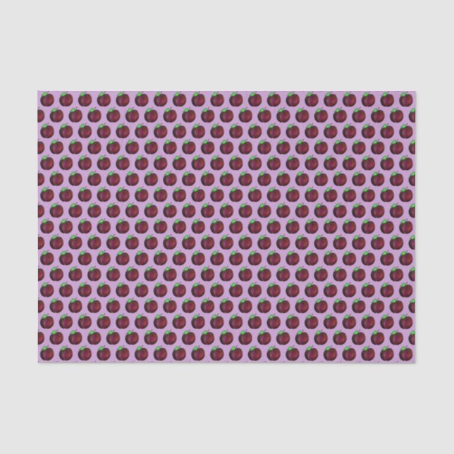 Plums Ripe Summer Purple Plum Fruit Print Tissue Paper (Front)