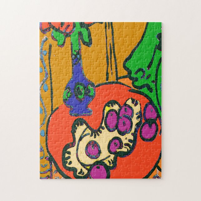 Plums Still Life Jigsaw Puzzle (Vertical)