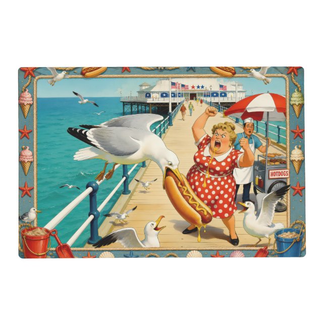 Plundered – A Masterclass in Fowlplay Placemat (Front)