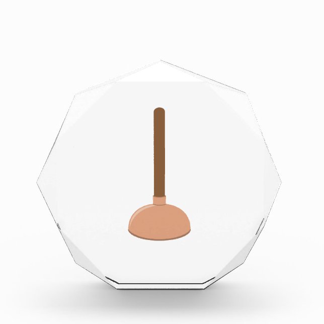 Plunger Acrylic Award (Front)