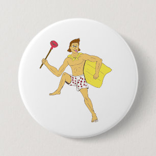 plunger and underwear guy button