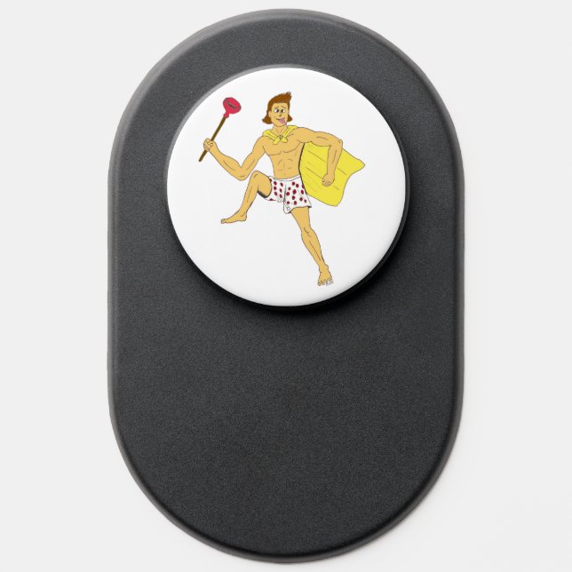 plunger and underwear guy PopSocket (Popsocket)