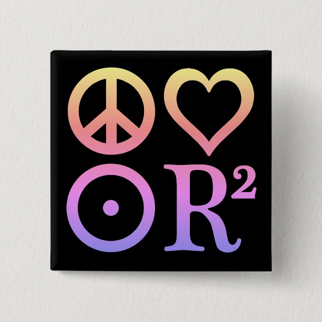 PLUR Symbols Pin (Front)