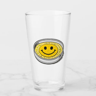 Pluribus Happiness Smiley Face Glass