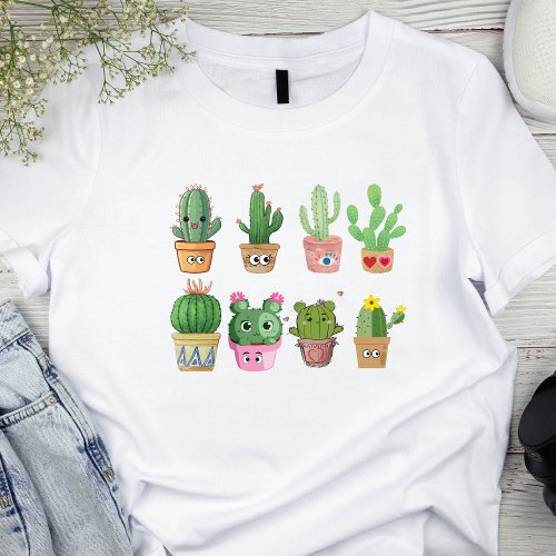 Plus Cactus Print Tee