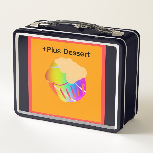 +Plus Dessert Metal Lunch Box (Back)