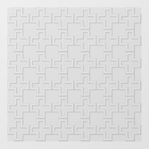 Plus Embossed Surface Pattern Wall Decal