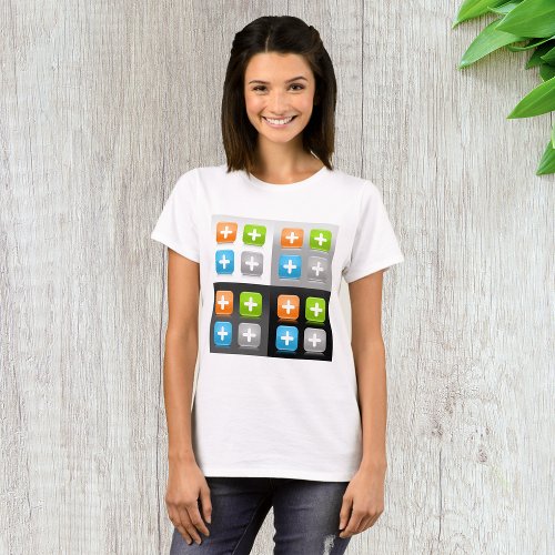 Plus Icons Womens T_Shirt