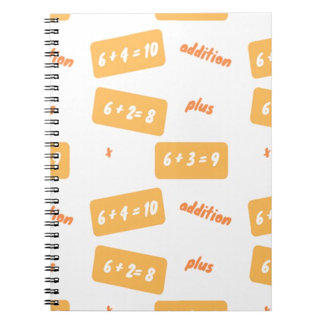 Plus six learning notebook (Front)