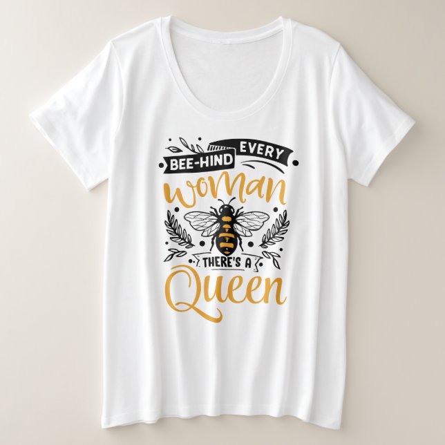 Plus-Size Basic T-Shirt (Design Front)