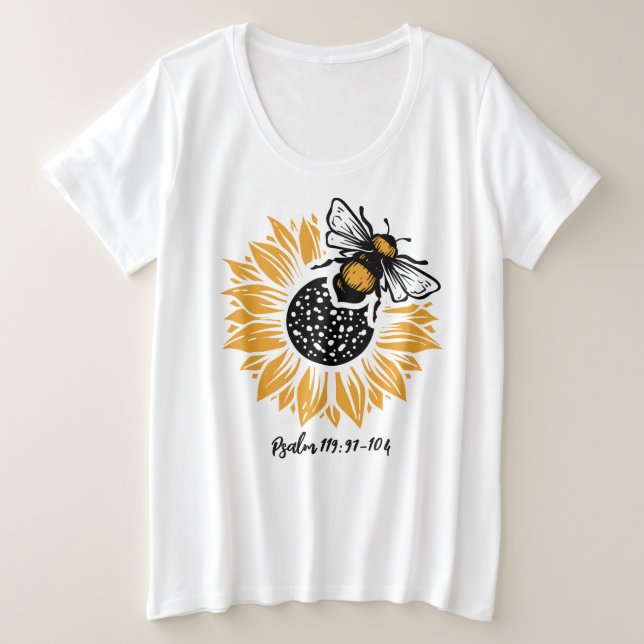  Plus-Size Basic T-Shirt (Design Front)