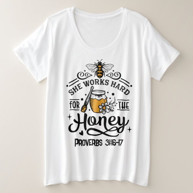  Plus-Size Basic T-Shirt (Design Front)