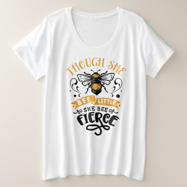  Plus-Size Basic T-Shirt (Design Front)